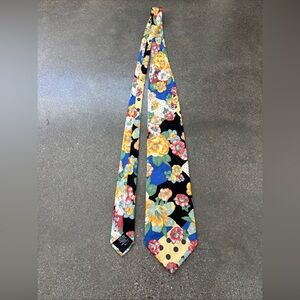 Hugo boss multi color Floral Patterned Tie
